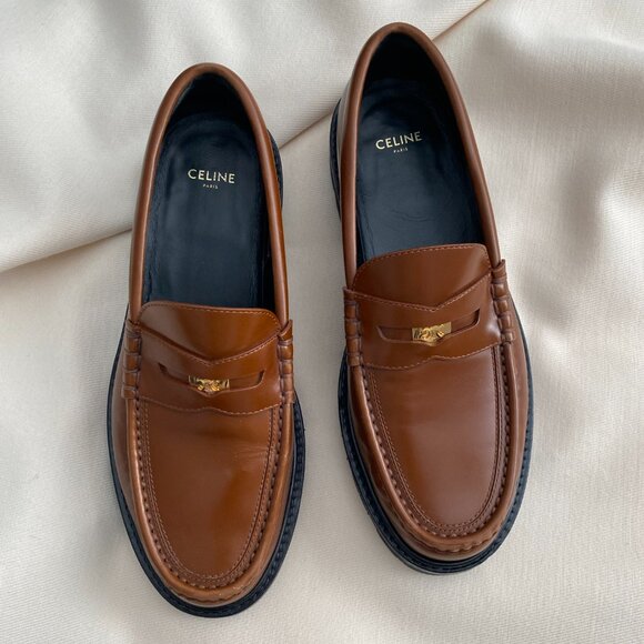 Celine "Margaret" Loafers in Brown, size 39. Fits like an 8/8.5 - Picture 10 of 10